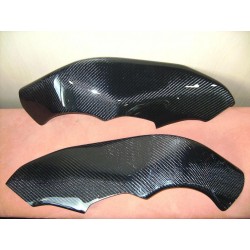 kawasaki ZX 10 08-10 Protecteur cadre en Carbone ou Kevlar Vernis