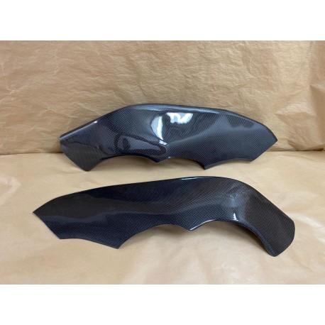 kawasaki ZX 10 08-10 Protecteur cadre en Carbone ou Kevlar Vernis